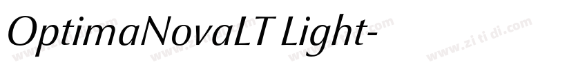 OptimaNovaLT Light字体转换 OptimaNovaLT Light字体转换